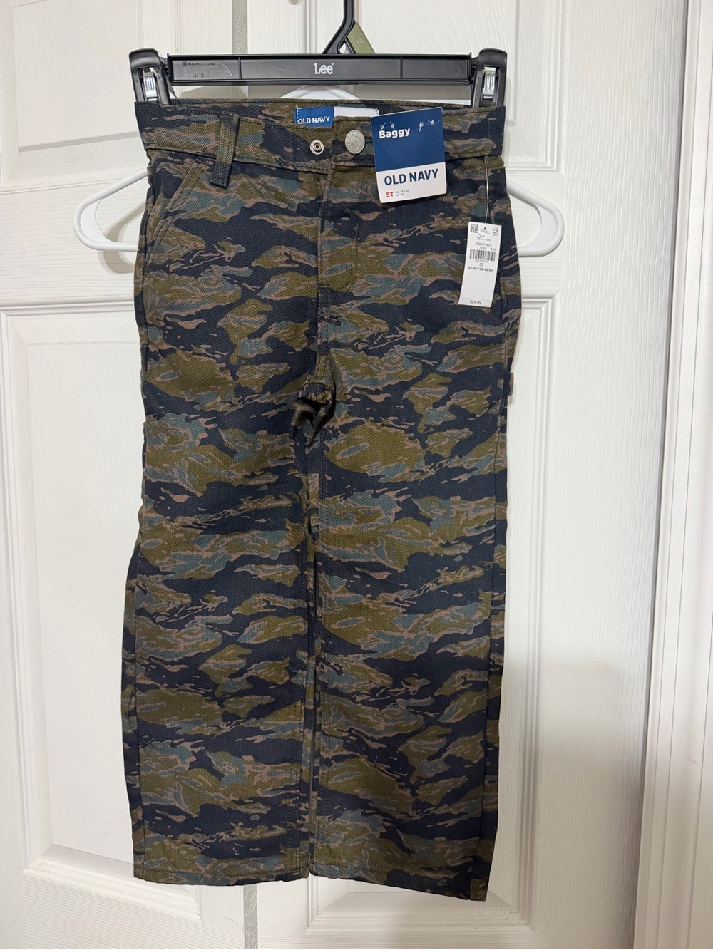 Old Navy Kids' Baggy Camo Jeans - Olive Green & Black